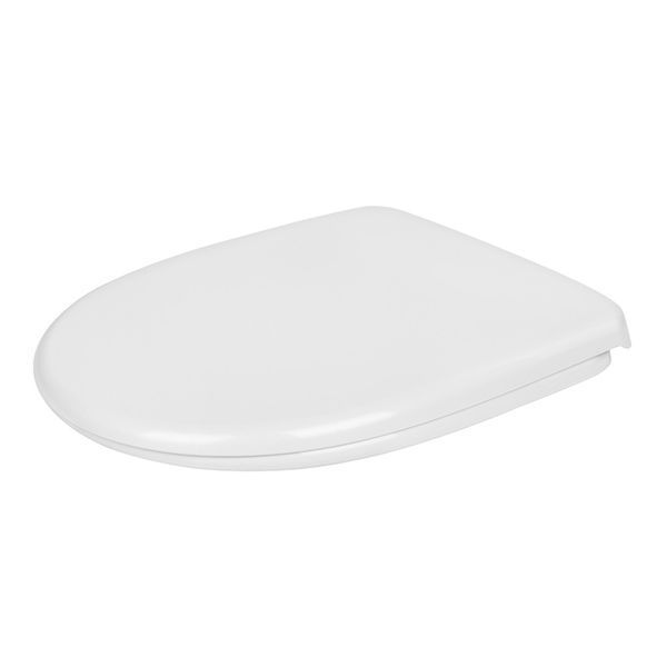 Сиденье для унитаза SoloPlast СП5 белое пластиковое крепление, 345&times;430 мм 00000034572 фото