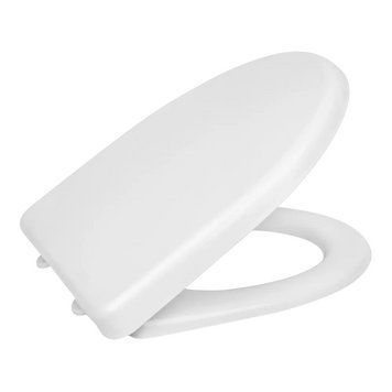 Сиденье крышка для унитаза SoloPlast СП6-М с металлическим креплением, 365&times;445 мм 00000034577 фото