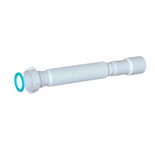 Відвід гнучкий складаний Г0641 SoloPlast &Oslash;40х40/50, 315&ndash;705 мм 00000034458 фото