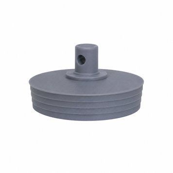 Пробка для ванни SoloPlast СВПГМ-061.ЗП універсальна, сіра 00000030452 фото