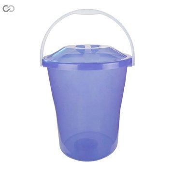 Ведро пластиковое с крышкой 12 л SoloPlast хозяйственное круглое В-12К 00000003105 фото