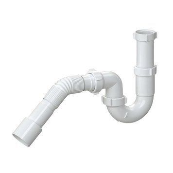 Сифон для умивальника SoloPlast Н0415 &Oslash;40 мм, пластиковий 00000023676 фото